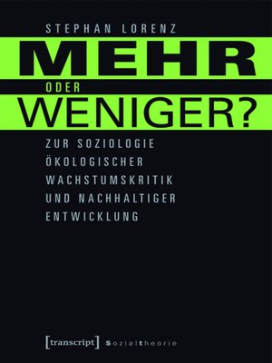 cover image of Mehr oder weniger?